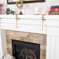 Garland Christmas Stocking Holders for Mantle