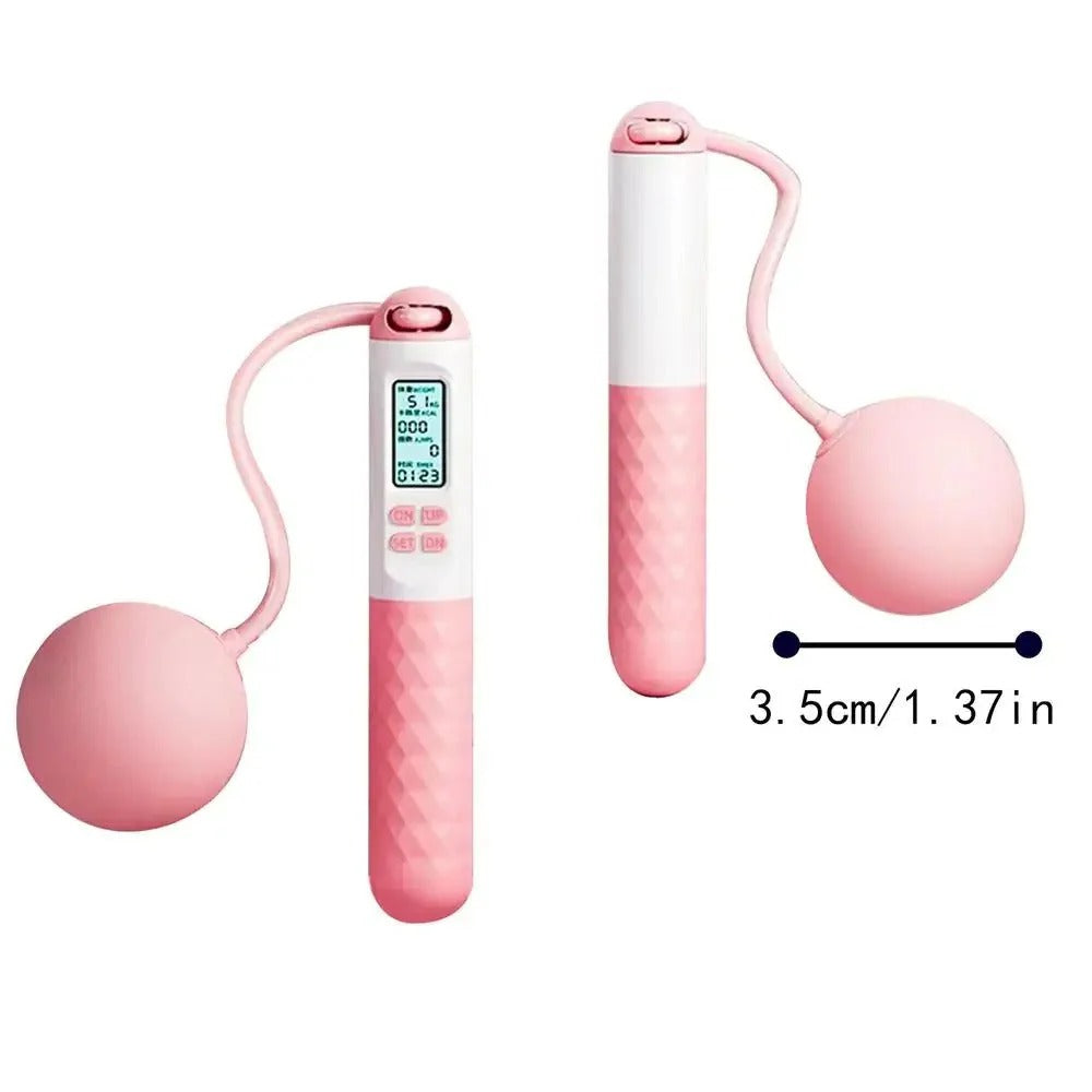 Weighted Cordless Jump Rope with Counter
