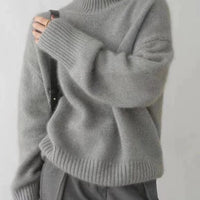 Warm and Comfortable Merino Wool Turtleneck Sweater