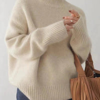 Warm and Comfortable Merino Wool Turtleneck Sweater