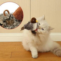 Interactive Sound Bird Cat Toy - Flapping Feather Fun for Indoor Cats