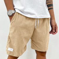 Men's Corduroy Leisure Shorts