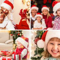 Merry Christmas LED Light Hat Santa Claus
