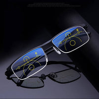 Smart German Progressive Glasses – Multifocal Intelligent Reading & Distance Eyewear
