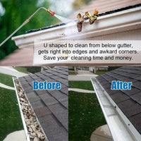 4000 PSI Telescoping High Pressure Power Washer Extension Wands For Gutter & Roof Drainage & Walls Cleaning