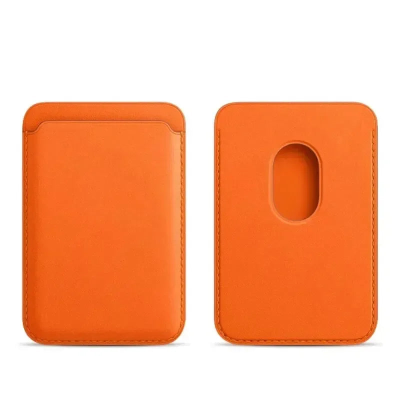 Slim Magnetic Leather Card Holder Wallet for iPhone