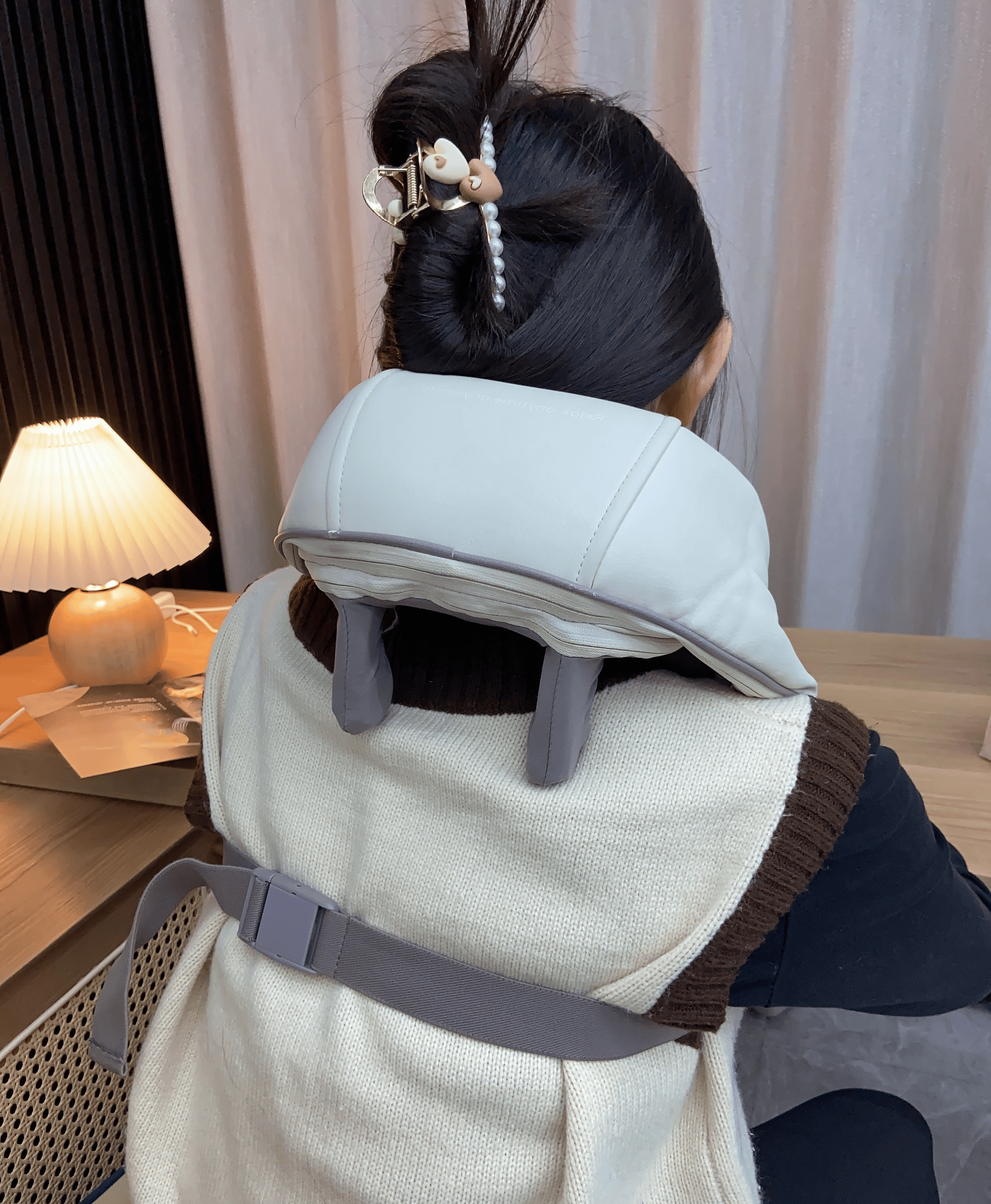 Neck and Shoulder Heat Massager – Therapeutic Relaxation Tool - Perfect Wellness Gift