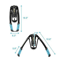 Heavy Duty Hydraulic Chest Arm Resistance Exerciser Workout Tool