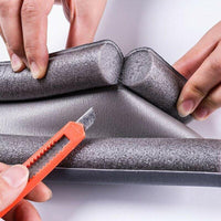 Home Garage Weather Stripping Bottom Under Door Insulation Seal Strip