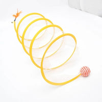 Foldable S-Shape Interactive Cat Tunnel for Endless Play