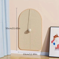 Sisal 3-in-1 Wall-Mounted Cat Scratcher Pad