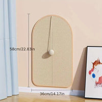 Sisal 3-in-1 Wall-Mounted Cat Scratcher Pad