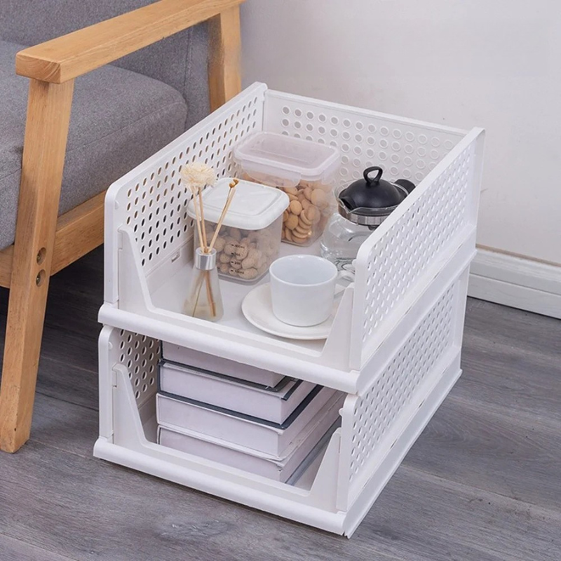 Stackable Plastic Closet Drawer Organizer – Space-Saving Storage Solution