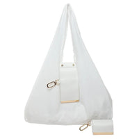 Compact Keychain Foldable Tote Bag — Ultra-Portable Mini Tote for On-the-Go
